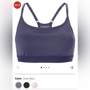 NWT Duluth Trading Company Large Adjustabust sports bra dusk blue 💙